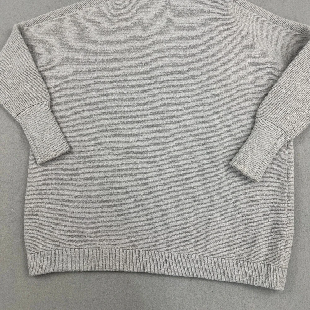 Free People Sweater Women Small Beige Ottoman Slouchy Tunic Mock Neck S